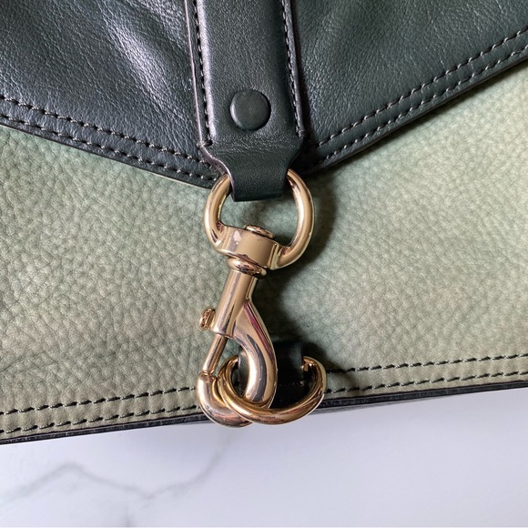 Rebecca Minkoff crossbody green leather bag bag - Picture 11 of 12